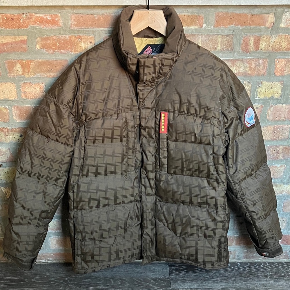 Burton puffer snowboarding jacket.